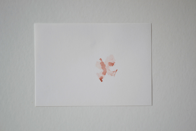 ohne Titel, 2012, 21 x 29,7 cm, Aquarell auf Papier